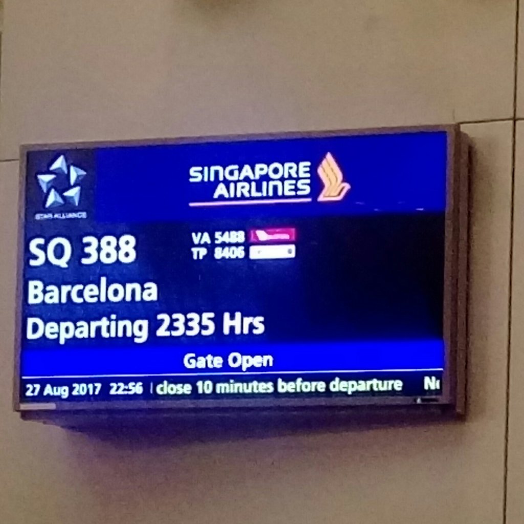 Día 48.- 23 horas de escala en la Terminal 3 de&nbsp;Singapur